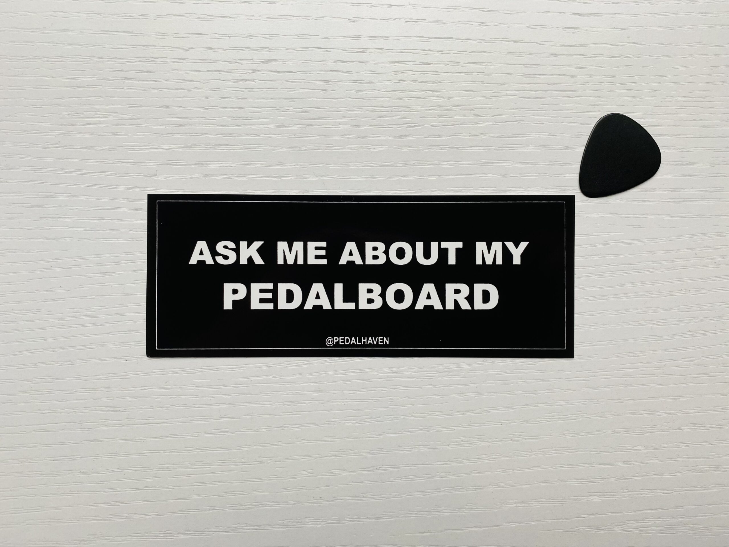 Ask Me About My Pedalboard Pick Tin (with picks)